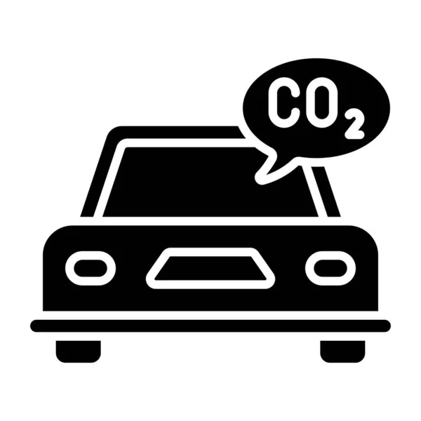 Emission Test Simple Icon Vector Illustration — 스톡 벡터