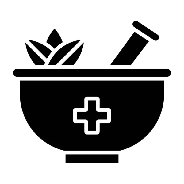 Лечение Травами Медицинской Иконой — стоковый вектор