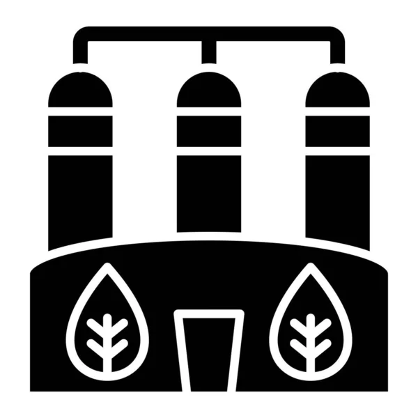Pflanze Web Symbol Einfache Illustration — Stockvektor