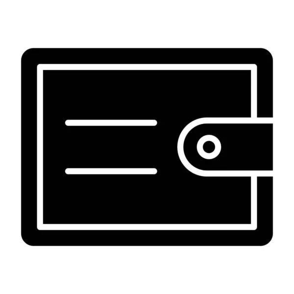 Brieftasche Web Symbol Einfache Illustration — Stockvektor