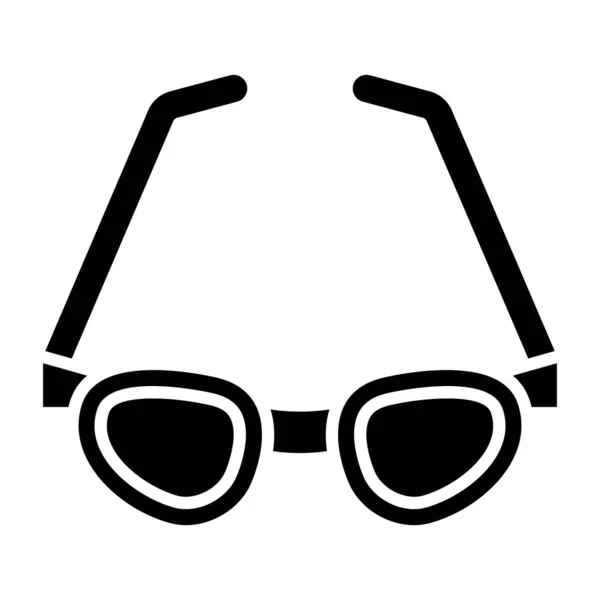 Óculos Sol Ícone Web Ilustração Simples — Vetor de Stock