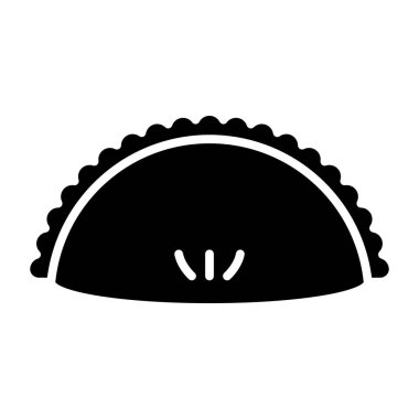 Empanada, vektör illüstrasyonu basit tasarım