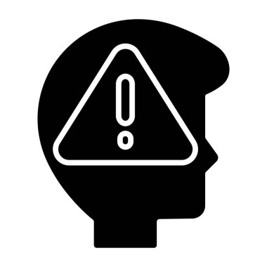 Alarm! Web simgesi basit illüstrasyon