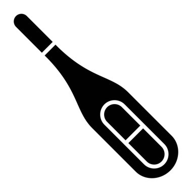 Termometre. Web simgesi basit tasarım