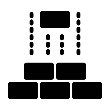 Basit bir simge, vektör illüstrasyonu oluştur