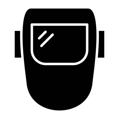 Kaynak maskesi. Web simgesi basit illüstrasyon