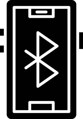 Bluetooth. Web simgesi vektör illüstrasyonu