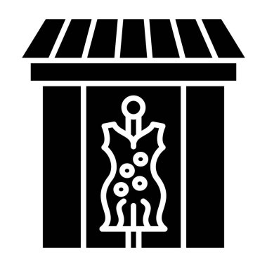 Pencere Görünümü basit simge, vektör illüstrasyonu