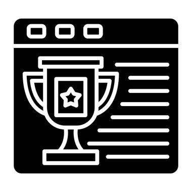 ödül simgesi vektör illüstrasyonu