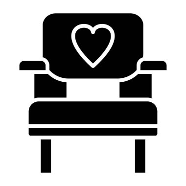 Rahatlık simgesi, vektör illüstrasyonu 