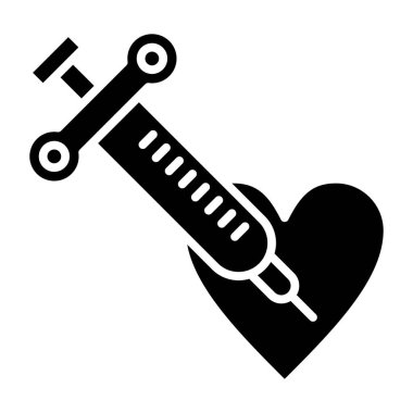 Adrenalin ikonu, vektör illüstrasyonu 