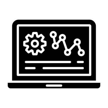 Veri Sürülen simgesi, vektör illüstrasyonu 