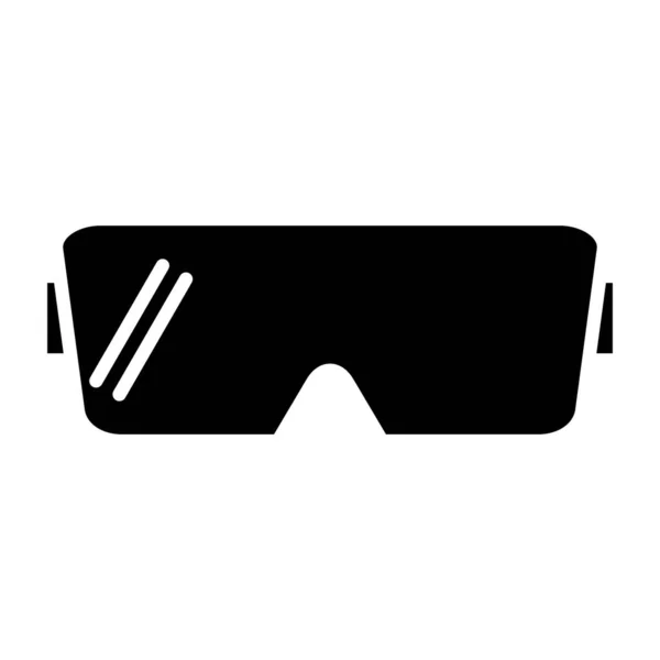 Wissenschaftlerbrille Web Symbol Einfache Illustration — Stockvektor