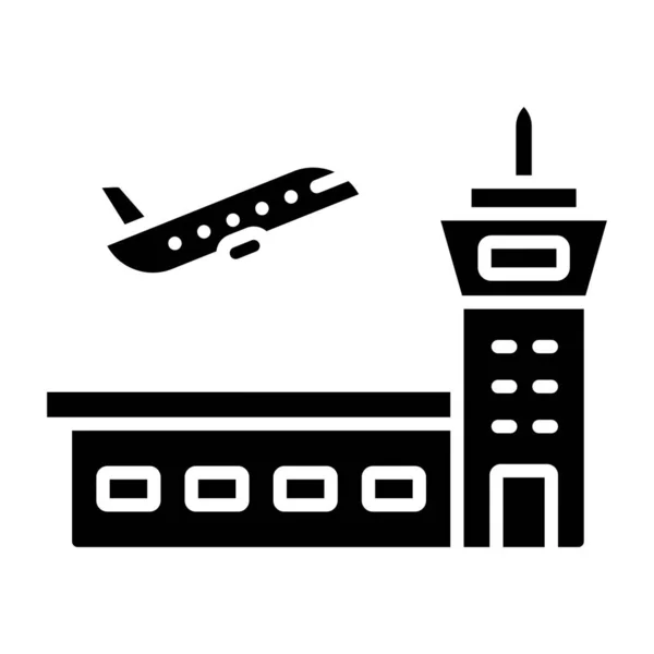 Аэропорт Иконка Сайта — стоковый вектор