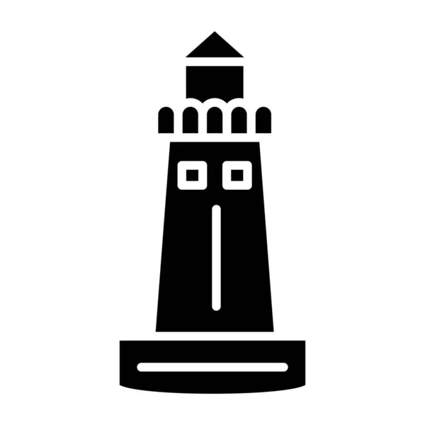 Leuchtturm Symbol Vektor Illustration — Stockvektor