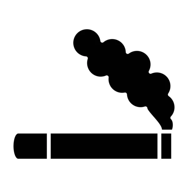 Pfeife Rauchend Vektorillustration — Stockvektor