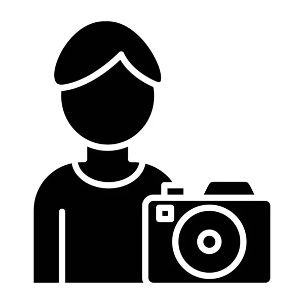 Kameramann Icon Vektor Illustration — Stockvektor