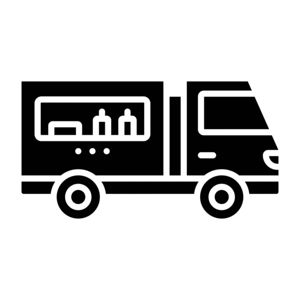 Camion Nourriture Conception Simple — Image vectorielle