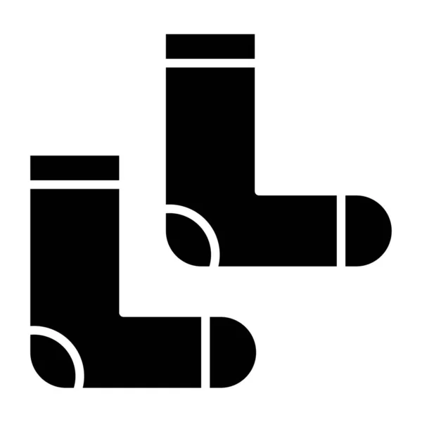 Шкарпетки Веб Іконка Проста Ілюстрація — стоковий вектор