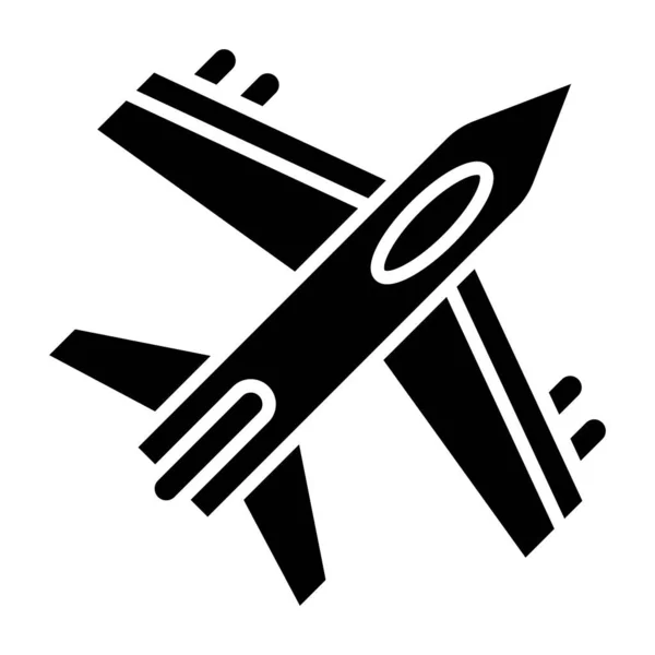 Luftfartygets Ikon Vektor Illustration — Stock vektor