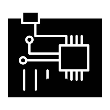 elektronik simge, vektör illüstrasyonu 