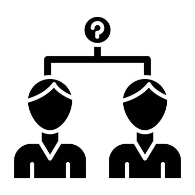 İşbirliği kutsal kişilerin resmi, vektör çizim 