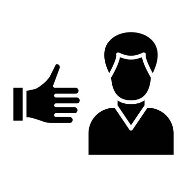 Takdir simgesi, vektör illüstrasyonu 