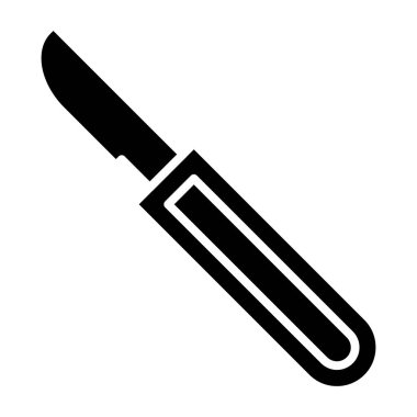 Neşter. Web simgesi basit illüstrasyon