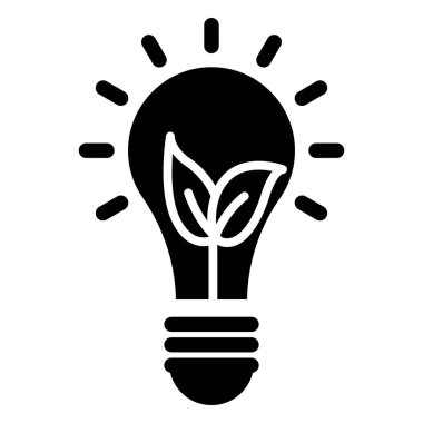 ampul simgesi vektör illüstrasyonu