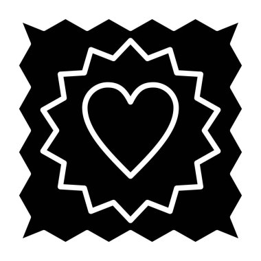 kalp simgesi modada izole edilmiş arkaplan