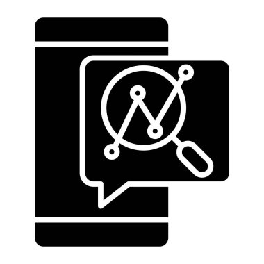 Arama simgesi vektör illüstrasyonu