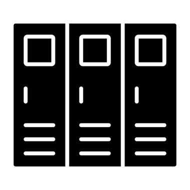 Kilit simgesi, vektör illüstrasyonu 