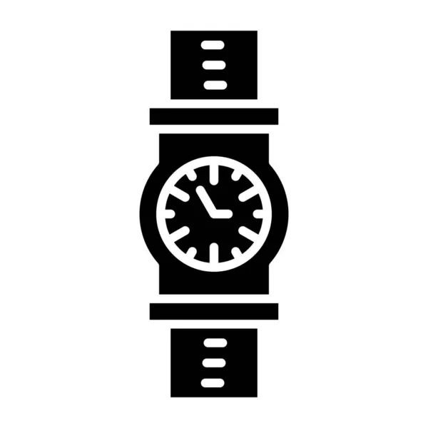 Значок Наручных Часов Векторная Иллюстрация — стоковый вектор