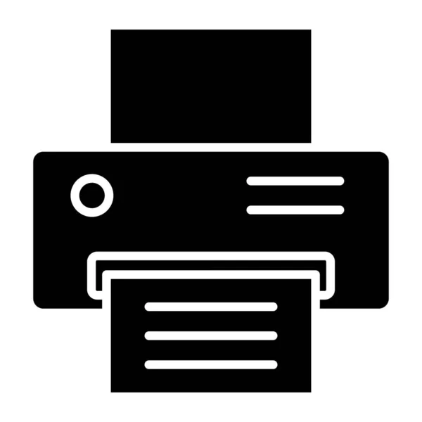 Drucker Web Symbol Einfache Illustration — Stockvektor