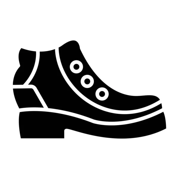 Icono Del Zapato Vector Ilustración — Archivo Imágenes Vectoriales