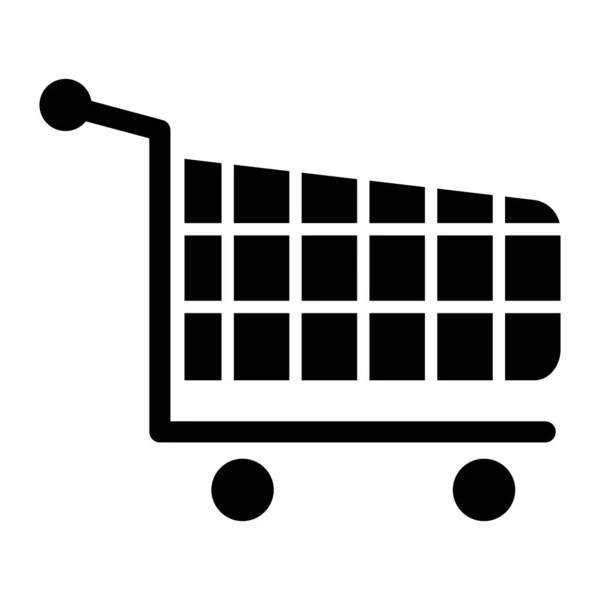 ショッピングカートのアイコンベクトルイラスト — ストックベクタ