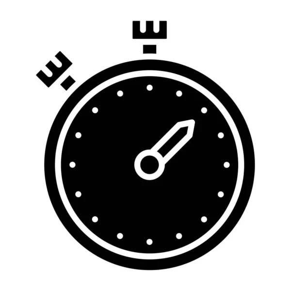 Stopwatch Icono Vector Ilustración — Vector de stock