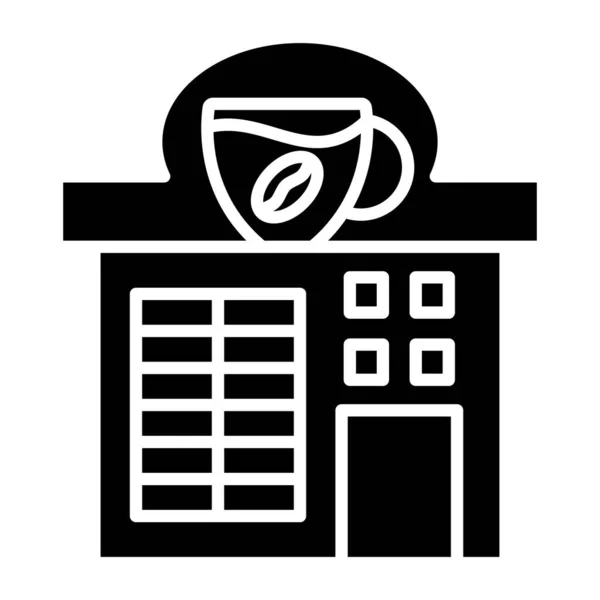 Café Web Symbol Einfache Illustration — Stockvektor