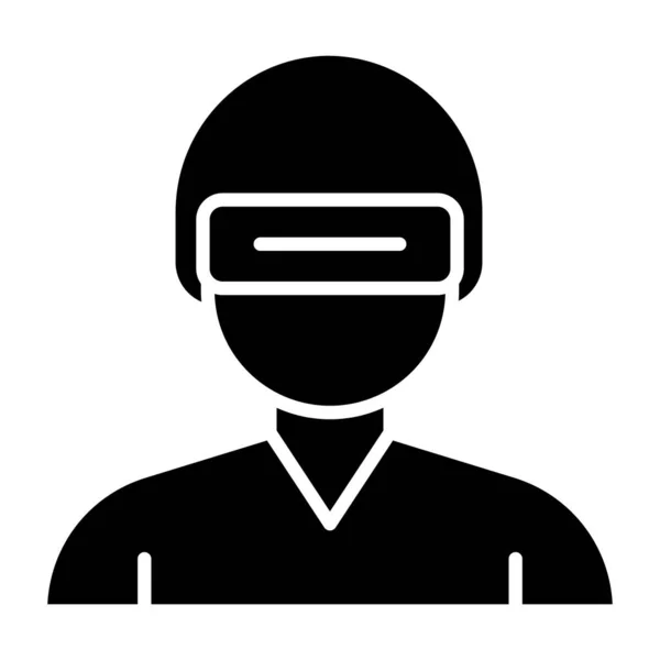 Ícone Realidade Virtual Ilustração Vetorial — Vetor de Stock