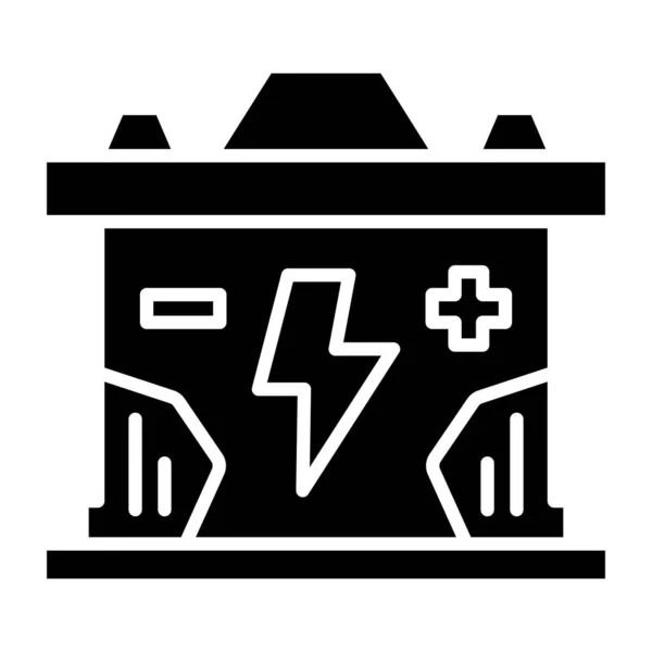 Big Battery Icon Vector Illustration — Stock Vector