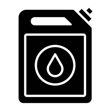 Petrol simgesi, vektör illüstrasyonu 