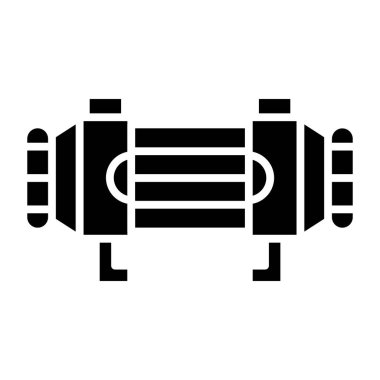 Yoğunlaştırıcı simgesi, vektör illüstrasyonu