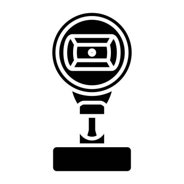 Kamera Sürücüsü, vektör illüstrasyonu basit tasarım