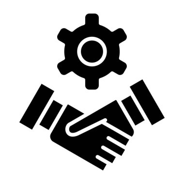 İşbirliği, vektör illüstrasyonu basit tasarım