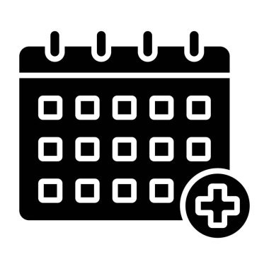 Calendar, vector illustration simple design