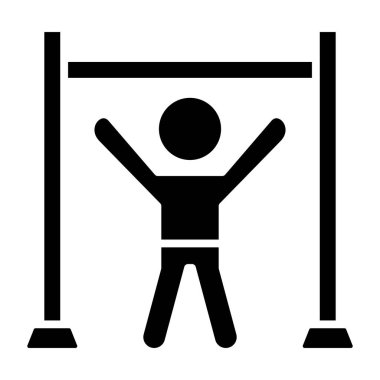 Yukarı çek. Web simgesi basit illüstrasyon