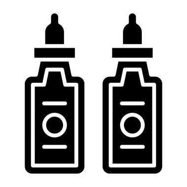 bebek şişeleri, basit vektör simgesi