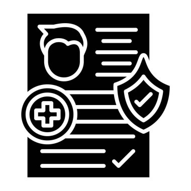 Basit simge, vektör illüstrasyonuName