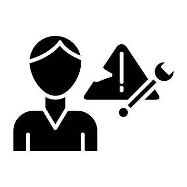 Erkek simgesi, vektör illüstrasyonu basit tasarım