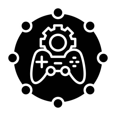 Geliştirme Ortamı ikon vektör illüstrasyonu